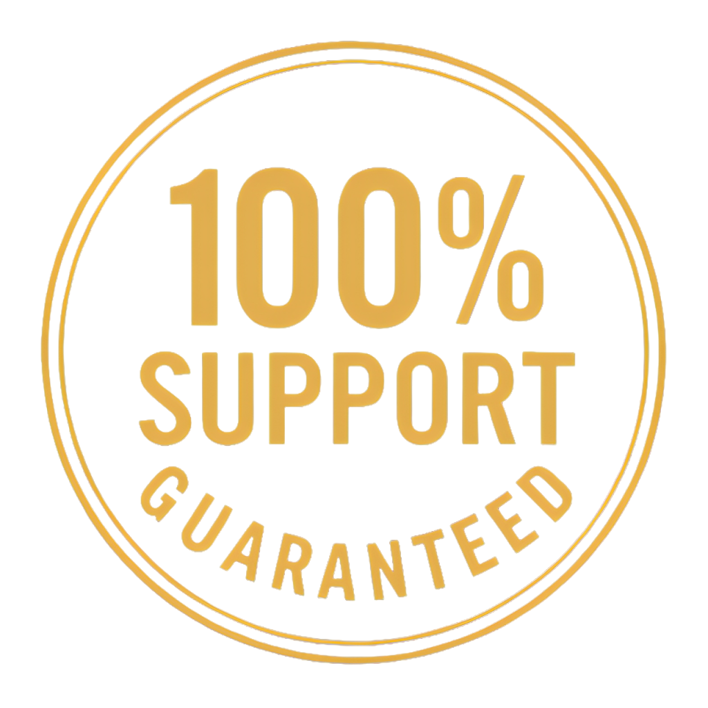 60-Day 100% Money-Back Guarantee Seal